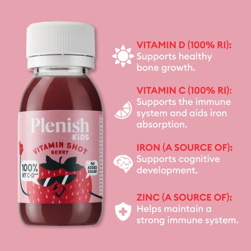 Plenish Kids Strawberry Shot Multipack thumbnail 2
