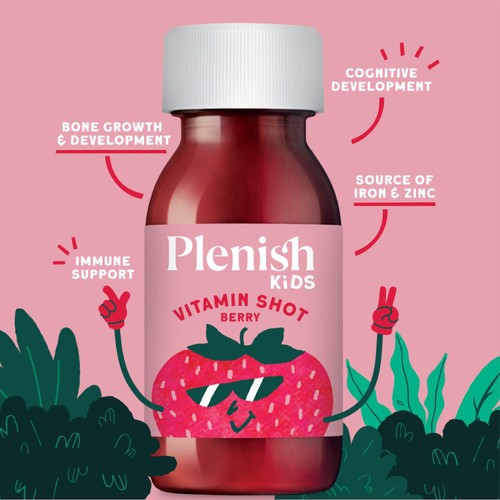 Plenish Kids Strawberry Shot thumbnail 3