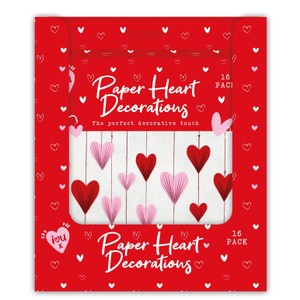 Valentine's Paper Heart Decorations