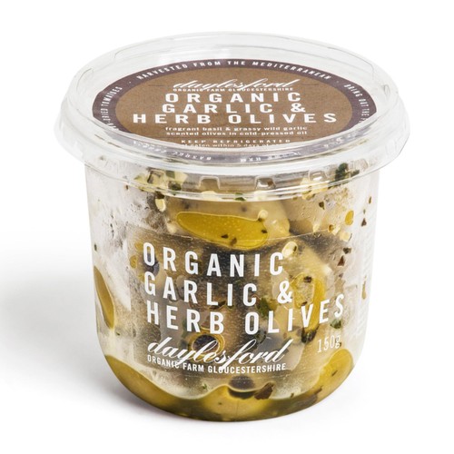 Daylesford Organic Garlic & Herb Olives