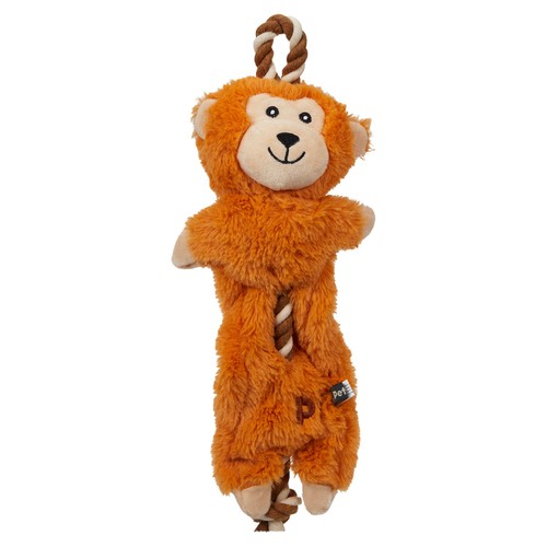 Petface Rope Monkey Plush Dog Toy