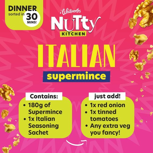 Whitworths Nutty Kitchen Plant Based Italian Mince thumbnail 2