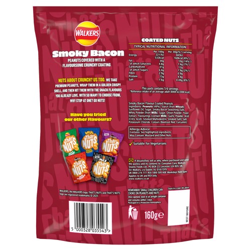 Thats Nuts Walkers Smoky Bacon thumbnail 2
