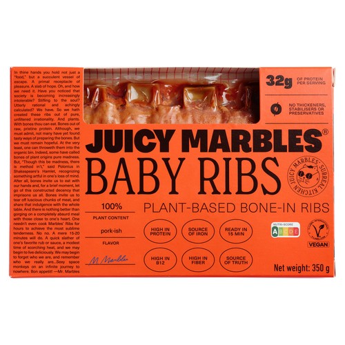 Juicy Marbles Plant Based Baby Ribs
