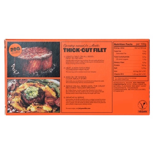Juicy Marbles Plant Based Thick-Cut Filet thumbnail 2
