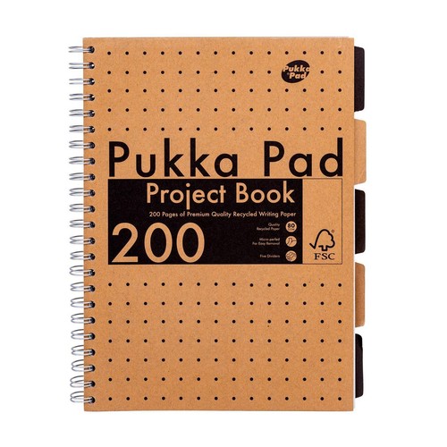 Pukka Pads A4 Kraft Project Book