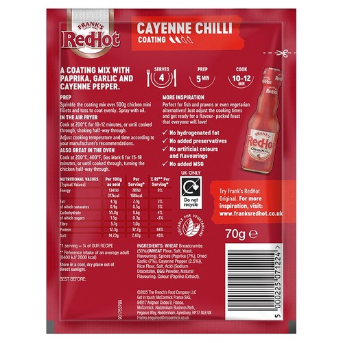 Frank's RedHot Crunch Cayenne Chilli thumbnail 3