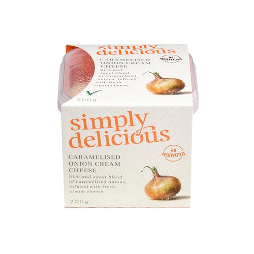 Simply Delicious Caramelised Onion Cream Cheese