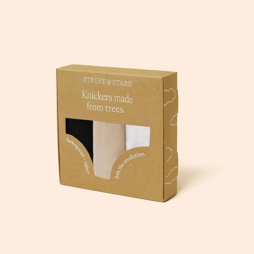 Stripe & Stare Knickers, Classic Basics, XS thumbnail 6