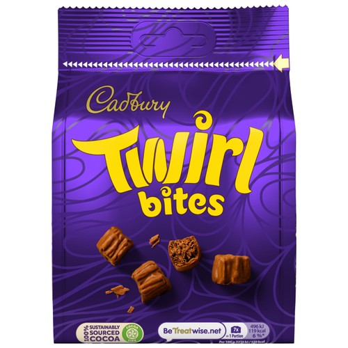 Cadbury Twirl Bites Chocolate Bag