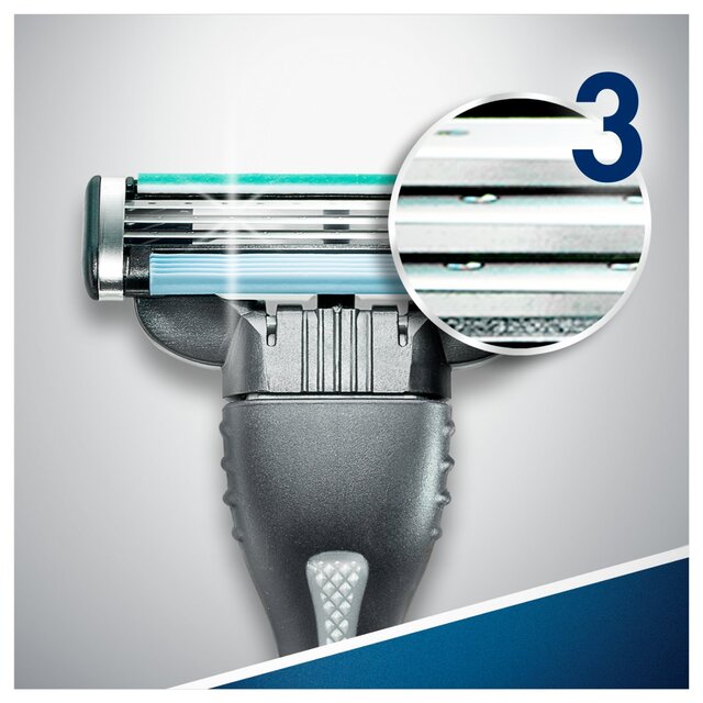 Gillette Mach 3 Men's Disposable Razors thumbnail 3