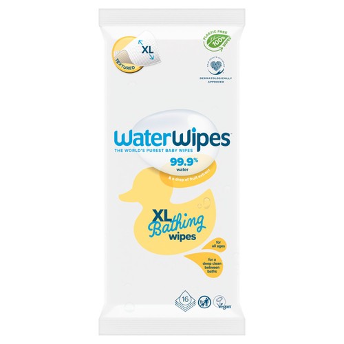 WaterWipes Extra Large Bathing Baby Wipes thumbnail 2