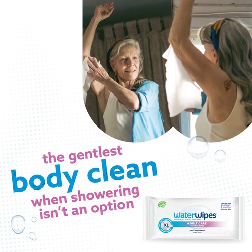 WaterWipes Adult Care Sensitive Wipes thumbnail 4