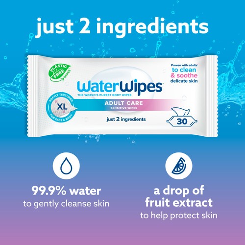 WaterWipes Adult Care Sensitive Wipes thumbnail 5