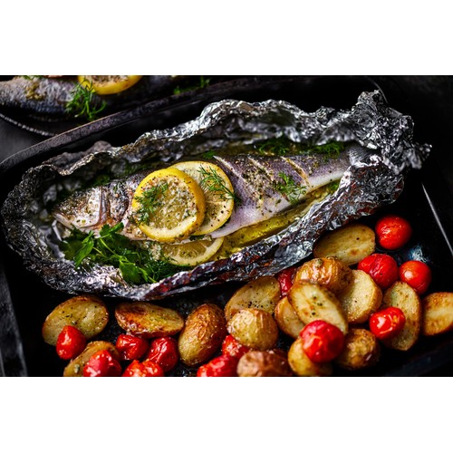 M&S 2 Whole Sea Bass thumbnail 2