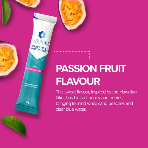 LIQUID IV Hydration Passion Fruit Electrolytes  thumbnail 5
