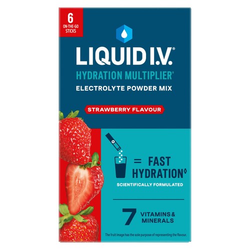 LIQUID IV Hydration Strawberry Electrolytes  thumbnail 2