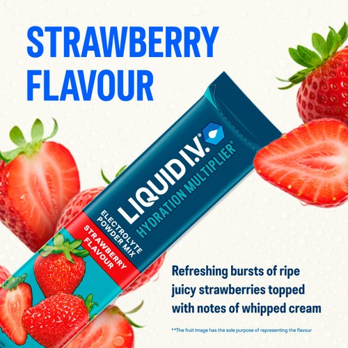 LIQUID IV Hydration Strawberry Electrolytes  thumbnail 4