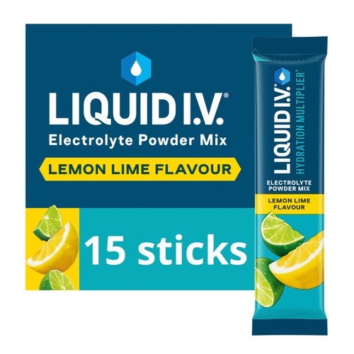LIQUID IV Hydration Lemon Lime Electrolytes 