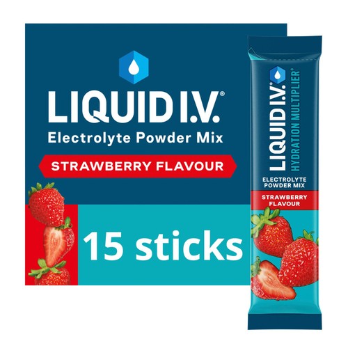 LIQUID IV Hydration Strawberry Electrolytes 