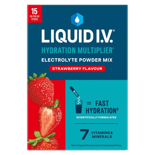 LIQUID IV Hydration Strawberry Electrolytes  thumbnail 2