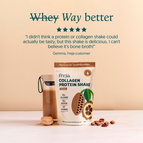 Freja Collagen Protein Chocolate Shake thumbnail 5