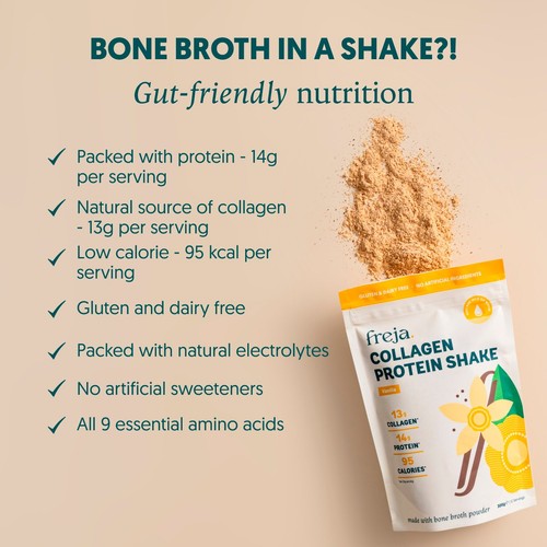 Freja Collagen Protein Vanilla Shake thumbnail 4