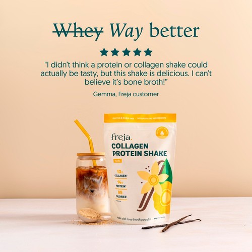 Freja Collagen Protein Vanilla Shake thumbnail 5