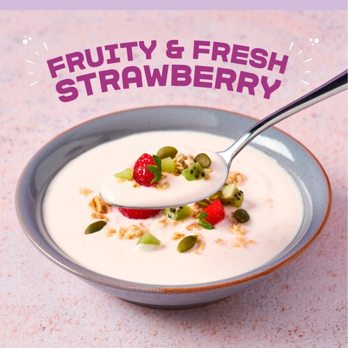 Arla Cultura Strawberry Gut Health Yogurt with Fibre thumbnail 5