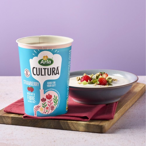 Arla Cultura Strawberry Gut Health Yogurt with Fibre thumbnail 7