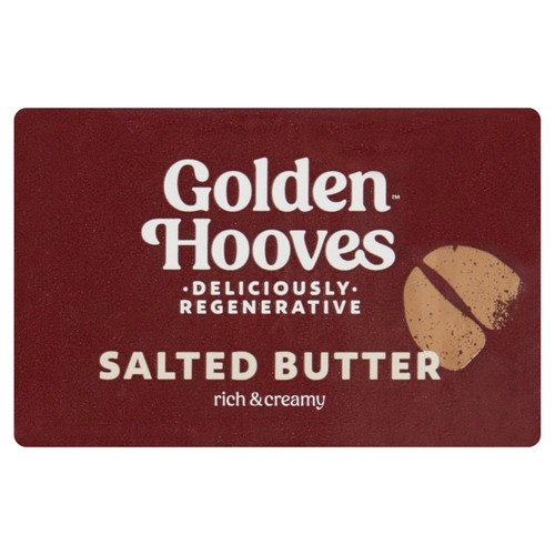 Golden Hooves regenerative Salted Butter