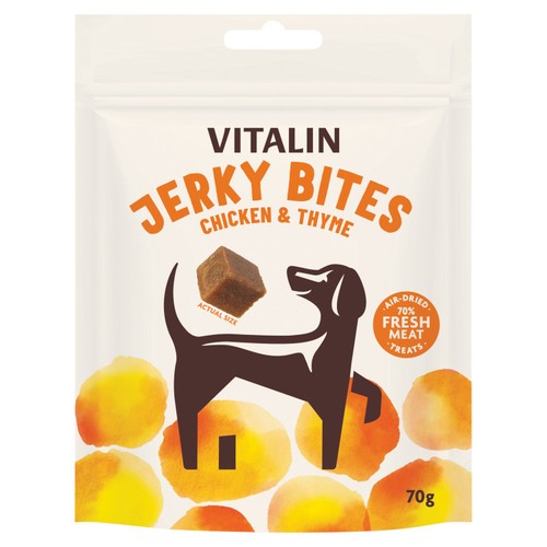 Vitalin Chicken & Thyme Jerky Bites