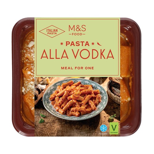 M&S Pasta Alla Vodka Serves 1