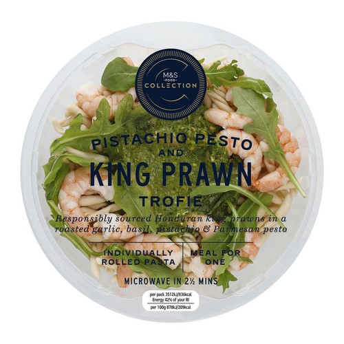 M&S Collection King Prawn & Pistachio Pesto Trofie Serves 1 thumbnail 3