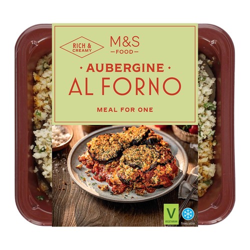 M&S Aubergine Al Forno Serves 1