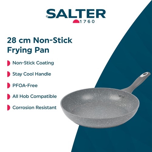 Salter Marblestone 28cm Frypan Grey thumbnail 2