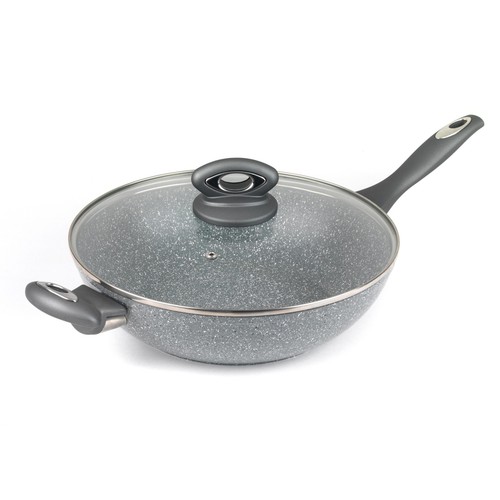 Salter Marblestone 28cm Wok Grey thumbnail 4