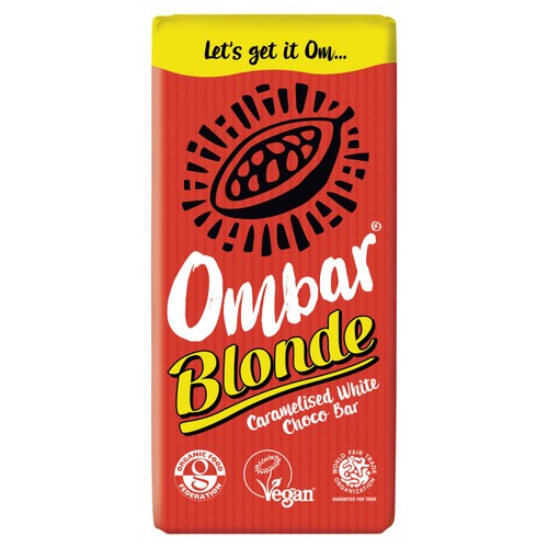Ombar Blonde Caramelised White Chocolate Bar thumbnail 2