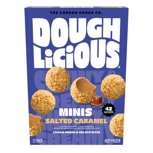 Doughlicious Minis Salted Caramel Cookie Dough & Gelato Bites