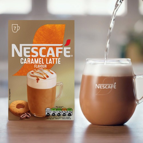 Nescafe Caramel Latte Instant Coffee 12 sachets thumbnail 7