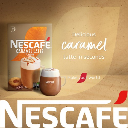 Nescafe Caramel Latte Instant Coffee 12 sachets thumbnail 8