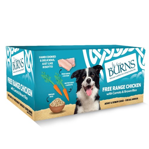 Burns Wet Food Free Range Chicken With Carrots & Brown Rice