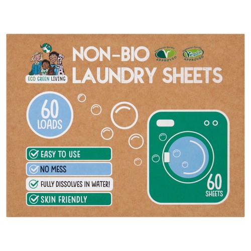 Eco Green Living Non Bio Laundry Sheet Un-scented