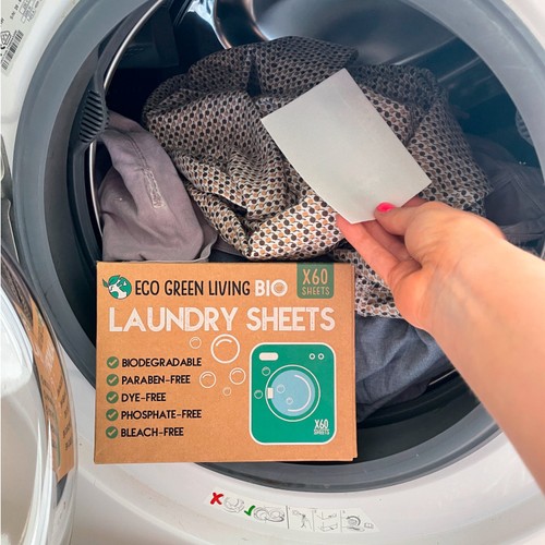Eco Green Living Non Bio Laundry Sheet Un-scented thumbnail 3