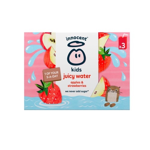 Innocent Kids Juicy Water Apples & Strawberries thumbnail 6