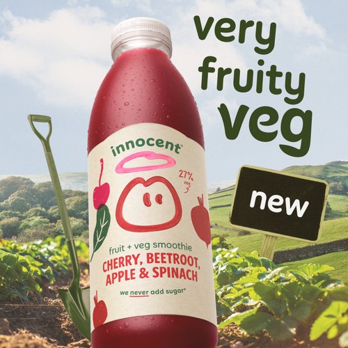 Innocent Cherry, Beetroot, Apple & Spinach Smoothie thumbnail 4