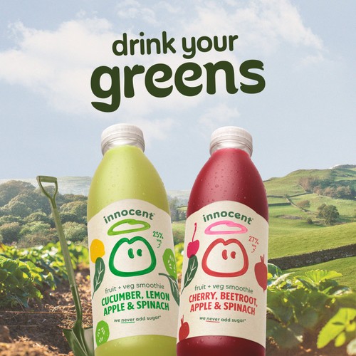 Innocent Cherry, Beetroot, Apple & Spinach Smoothie thumbnail 5
