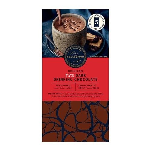 M&S Collection Belgian Dark Drinking Chocolate thumbnail 2