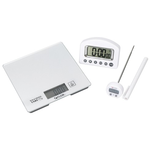 Taylor Pro Silver Kitchen Weighing and Measuring Set thumbnail 4