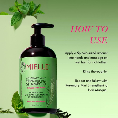 Mielle Rosemary Mint Strengthening Shampoo thumbnail 5